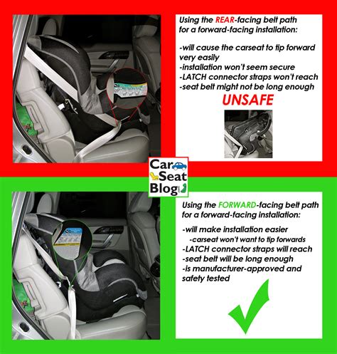 why are factory installed car seats not rear facing